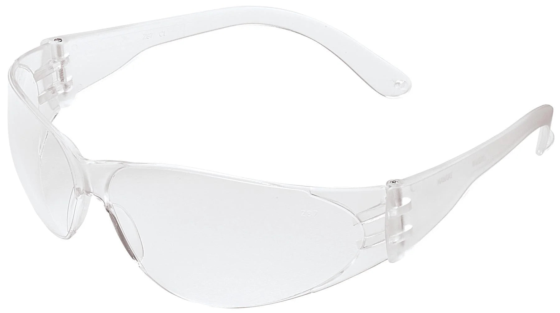 MCR Safety Checklite® CL1 Safety Glasses – Clear or Gray Lens, Anti-Scratch (Singles & Bulk 12-Packs)