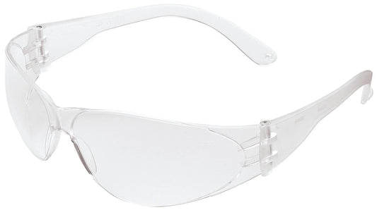 MCR Safety Checklite® CL1 Safety Glasses – Clear or Gray Lens, Anti-Scratch (Singles & Bulk 12-Packs)