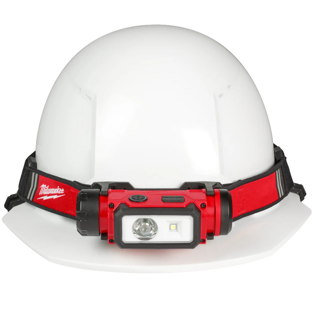 Milwaukee 600 Lumens LED REDLITHIUM USB Hard Hat Headlamp Kit (2163-21)